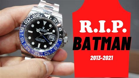 rolex batman 2021 price